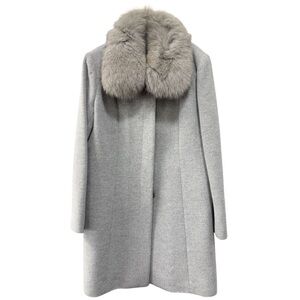 Grey Angora Wool Jacket